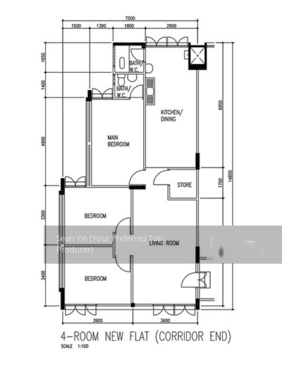 Blk 339 Clementi Avenue 5 (Clementi), HDB 4 Rooms #201845192